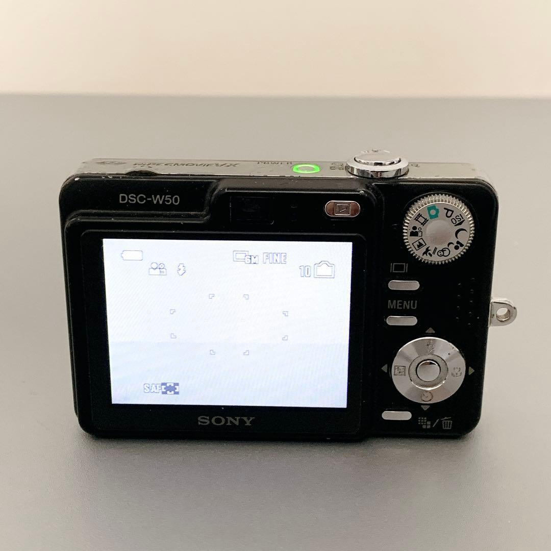 【動作品】SONY ソニー デジカメ cyber shot DSC-W50