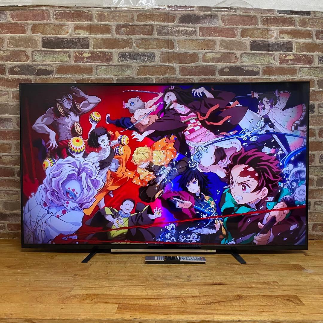 東芝 55V型 4Kチューナー内蔵 液晶テレビ レグザ 55M520X W録画○