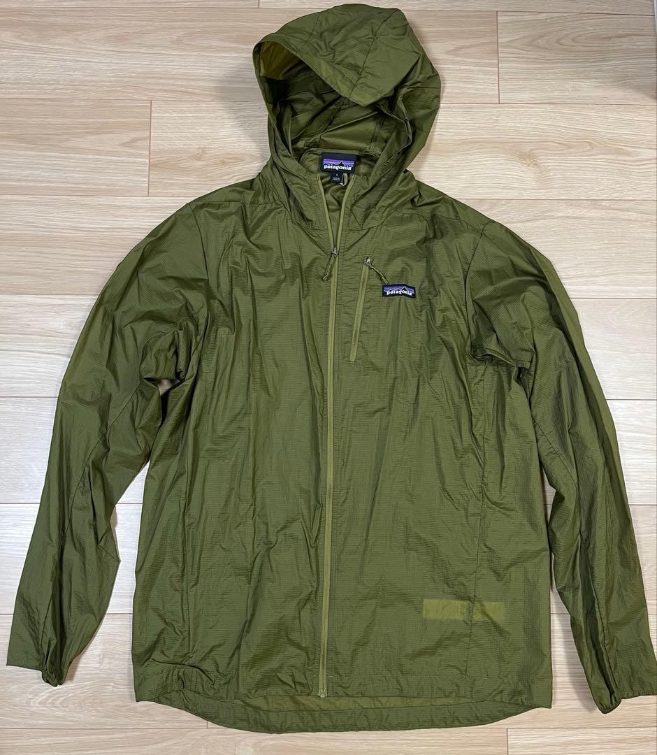 メンズ　Patagonia フーディニジャケット　グリーン　Lサイズ