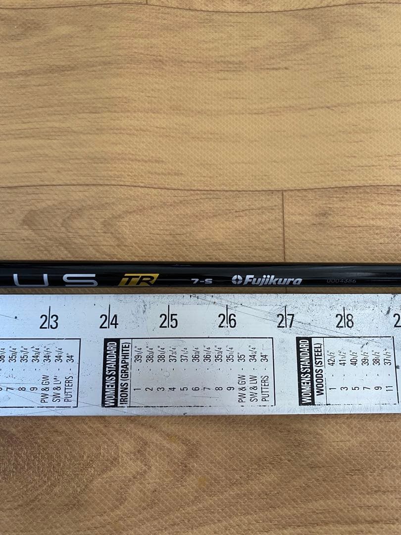 212 フジクラ　ベンタスブラックTR 7S キャロスリーブ付　ドライバー用