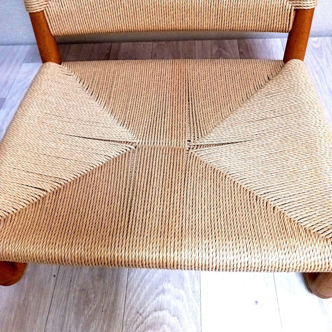 WISE WISE チノ ローチェア オーク材 ペーパーコード ナチュラル