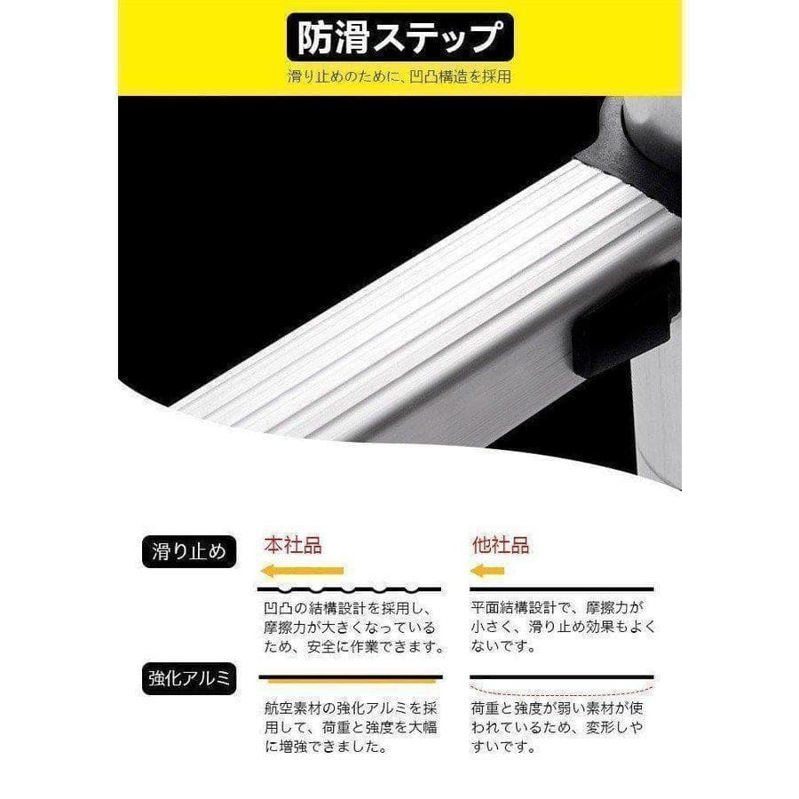 はしご 伸縮 3.8m ハシゴ 梯子 耐荷重150kg ロックスライド32