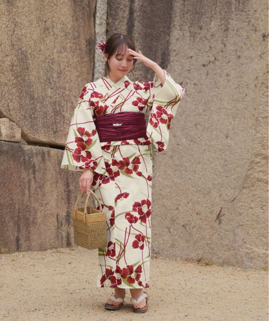 utatane 浴衣 帯 下駄 セット