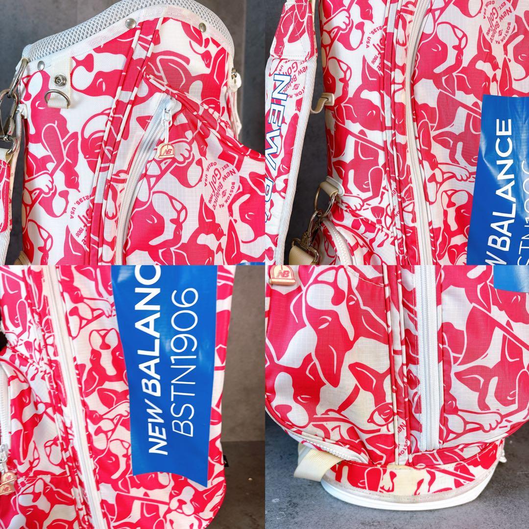 8.5型スタンド式キャディバッグ　NewBalanceニューバランス軽量　可愛い