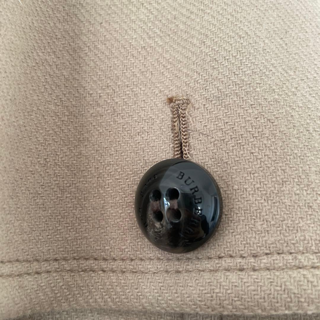 ✨ 【BURBERRY】バーバリー ウール ケープ風ショートコート（キャメル)