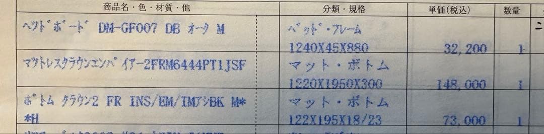 Simmonsベッドフレーム　ボックススプリング、ヘッドボードオーク　セミダブル