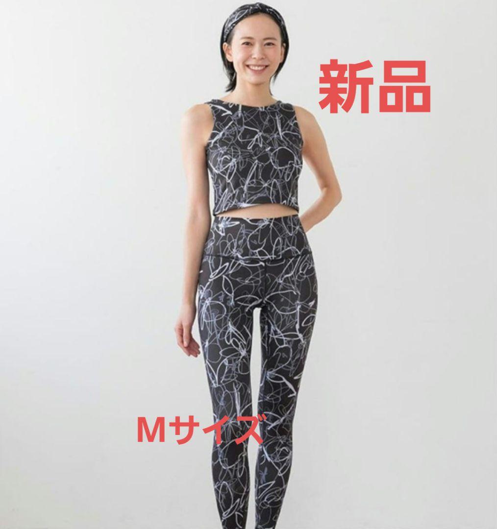 新品　3点セット　SUKALA リボンフラワープリント ブラック M