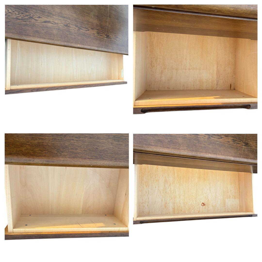 希少　カリモク チェスト 2段4杯　木製　モダン タンス テレビボード 国産家具