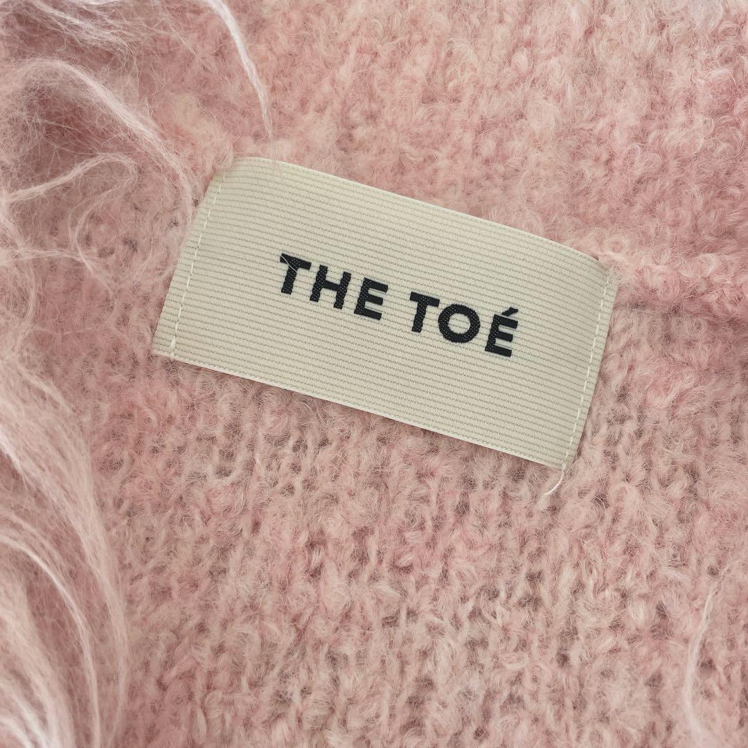 THE TOE 【極美品】シャギーカーディガン ピンク ショート丈 M