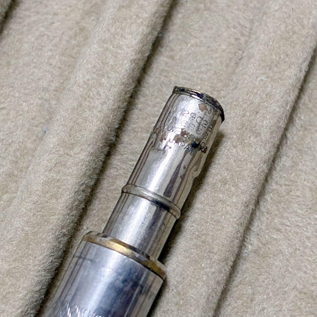 生駒時計店　エンドレスペンシル　銀製　シルバー　ノック式　箱付き