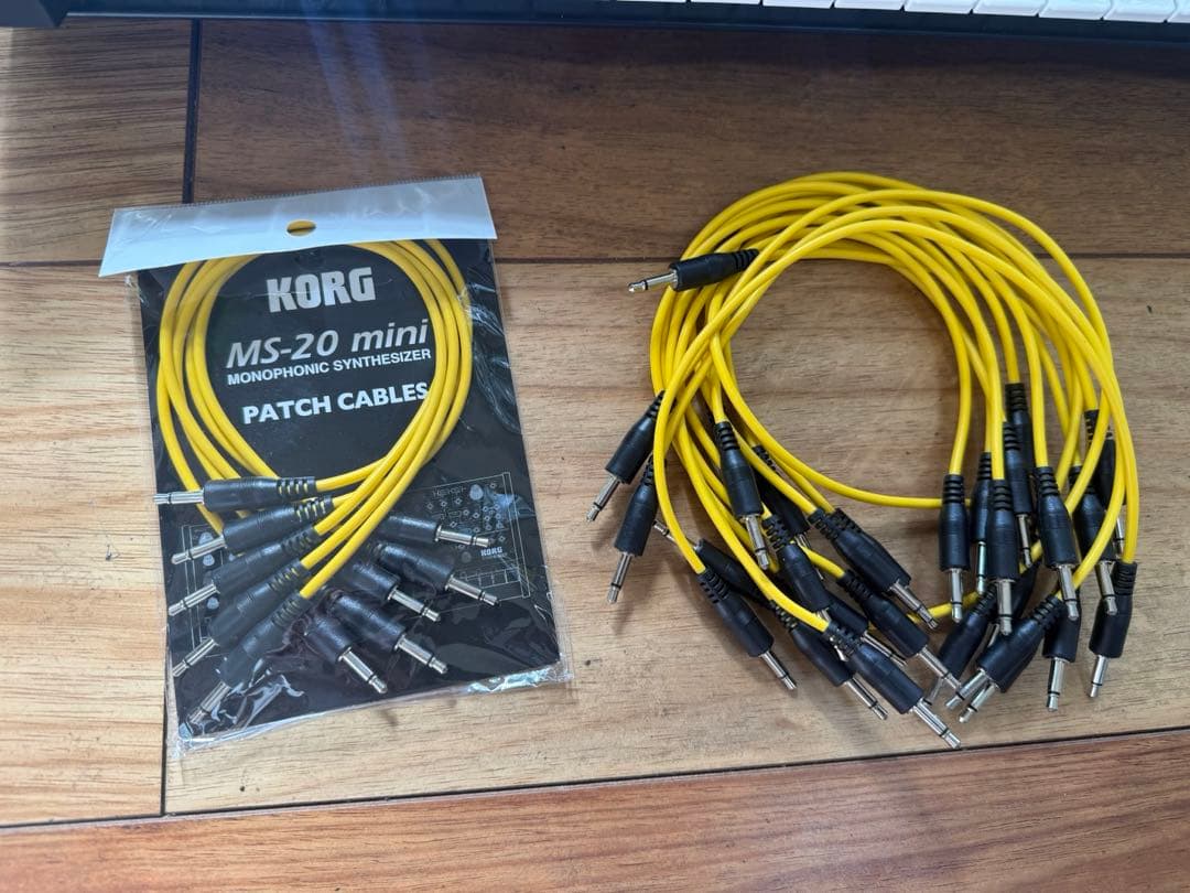 本日限定出品 korg ms-20 mini SQ-1 パッチケーブルおまけ付き