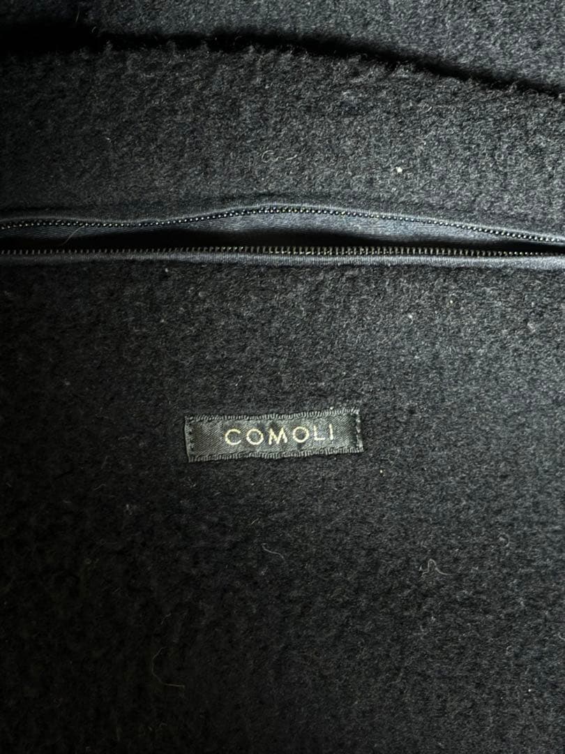 定価10.7万 COMOLI 20AW コットンシルク フーデッドコート 2