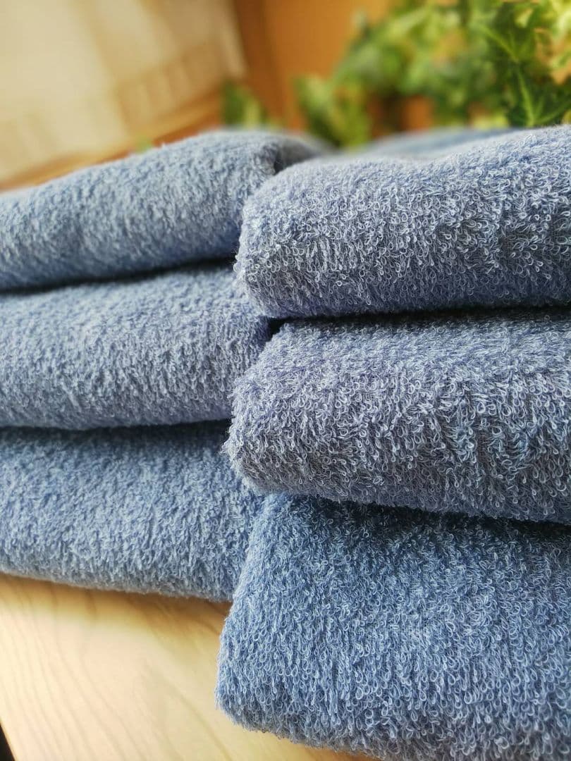 泉州タオル 高級綿糸サルビアブルーフェイスタオルセット20枚 タオル新品 まとめ