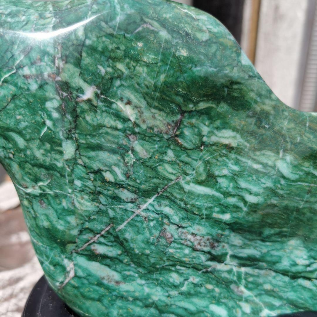 ナミビア翡翠　2  翡翠　ヒスイ　鑑賞石　石　置物　オブジェ　インテリア