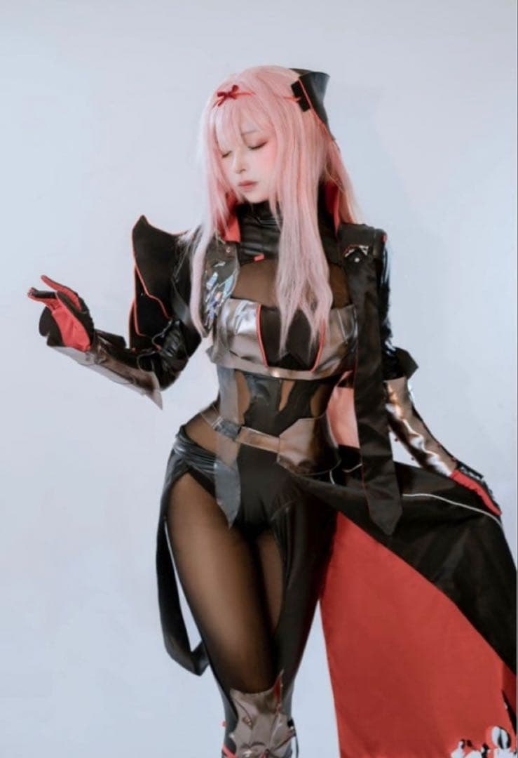 【現在最安値】ニケ　黒紅蓮　コスプレ衣装&ウィッグ ブラックシャドウ