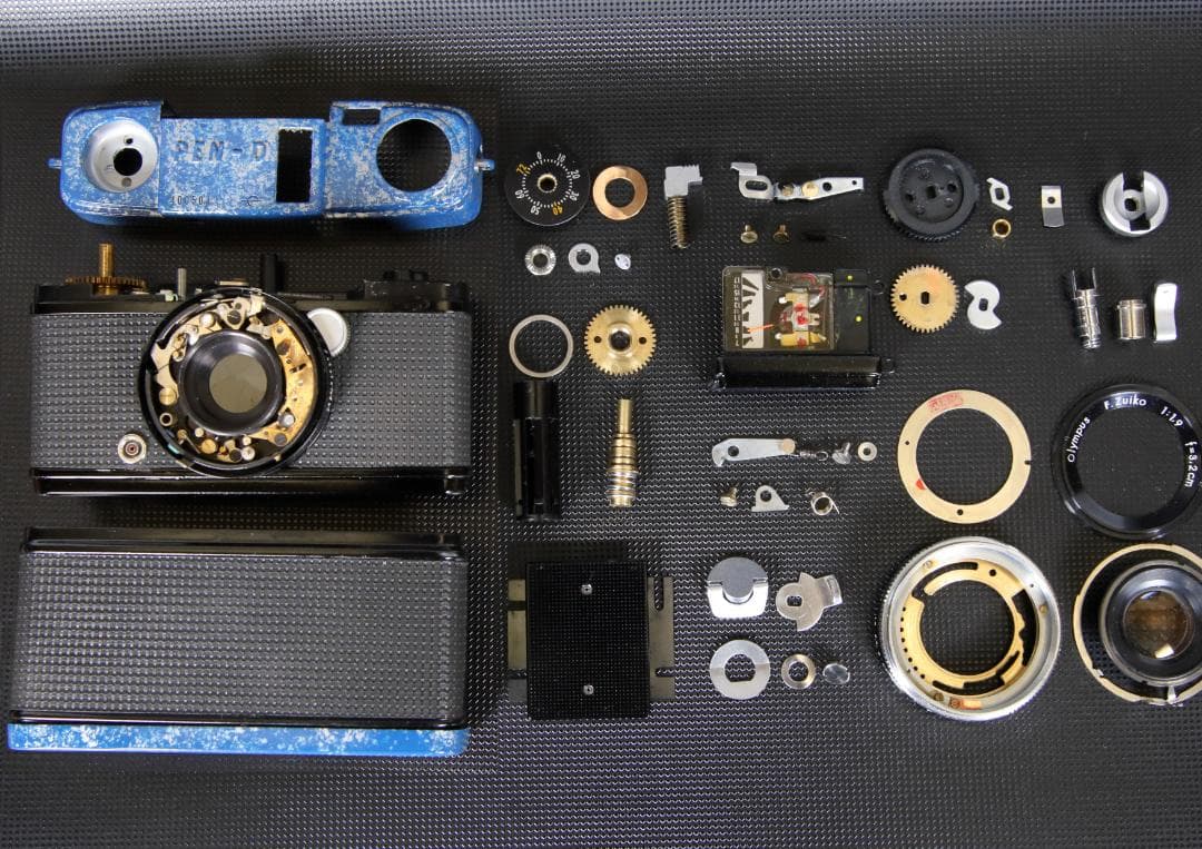 OH済 OLYMPUS PEN D F1.9 露出計OK