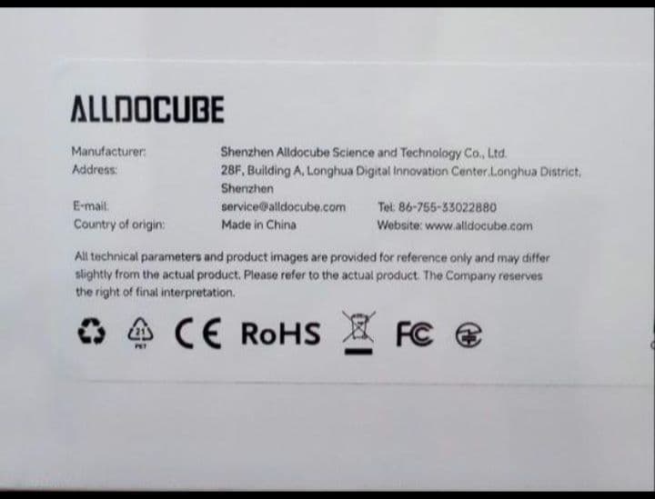 【新品未使用】ALLDOCUBE IPlay 60 Pro