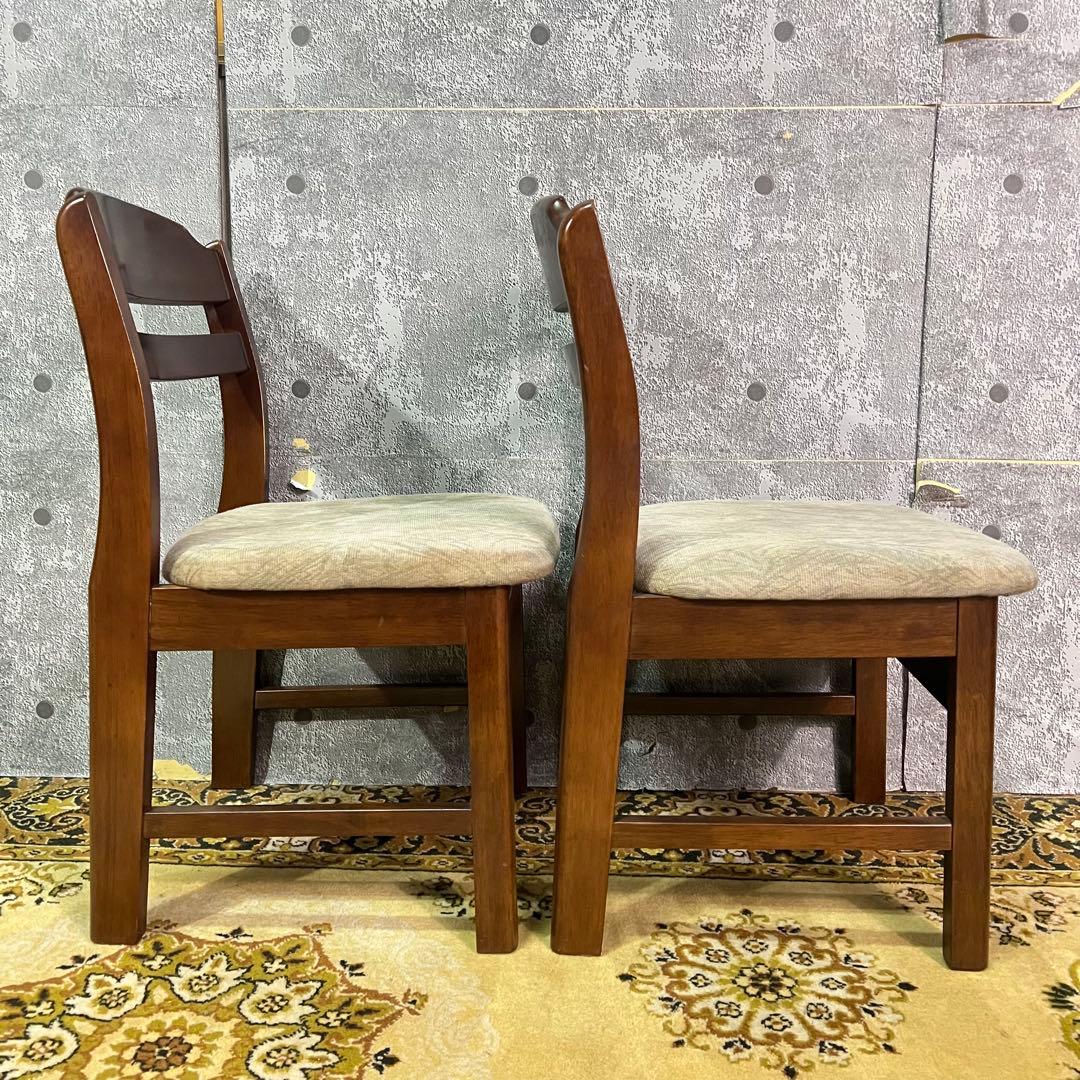 ꧁SEF家具꧂ダイニングチェア4脚セット ファブリック いす イス 椅子 レトロ