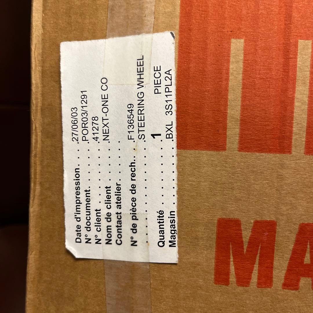 最終価格☆希少フェラーリ328 純正ステアリングホーンボタン付き　未使用