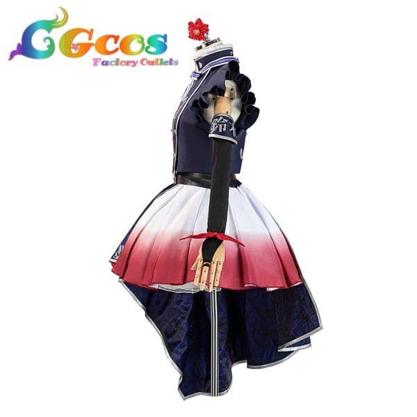 鈴木ヒナ 「藍の華」ライブ衣装　コスプレ衣装 ヒメヒナ HIMEHINA