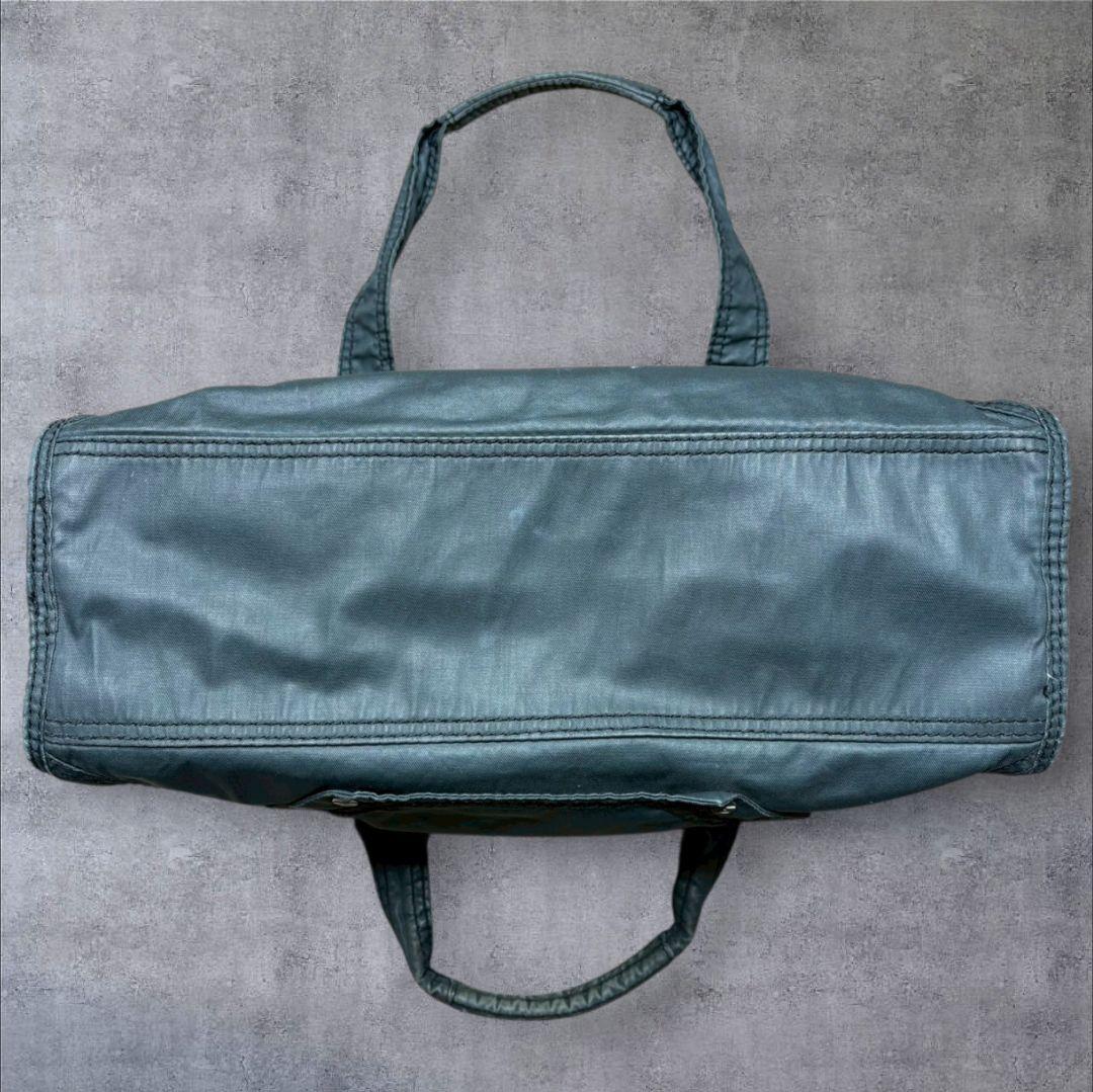 DIESEL ハンドバッグ archive メタルロゴ ブラック系