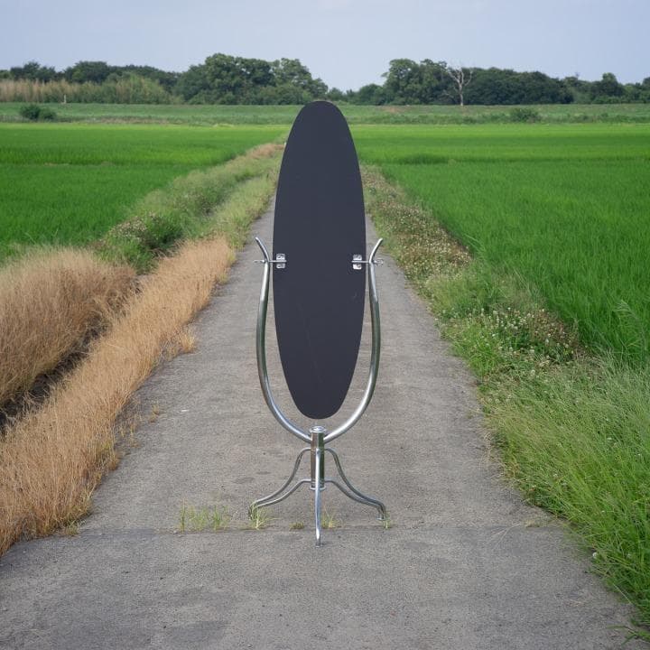 レア アノニマス 姿見 スタンドミラー 鏡 オーバル