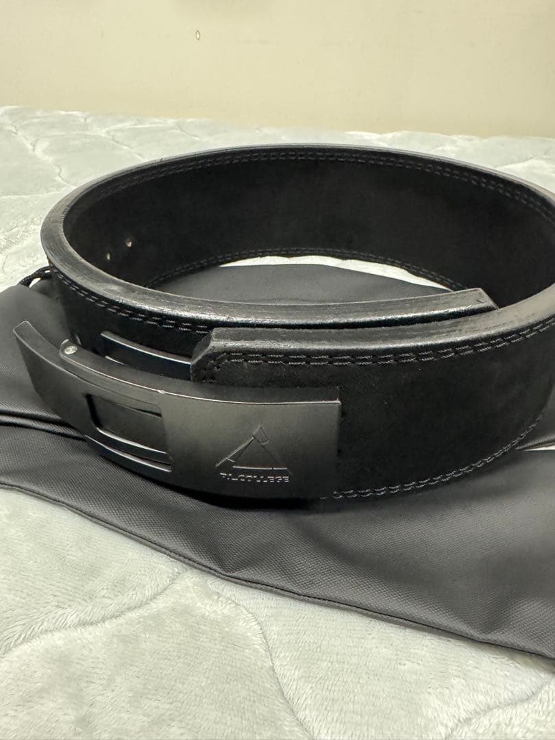 P.L.COLLEGE パワーベルト ブラック　レバーアクション　筋トレ