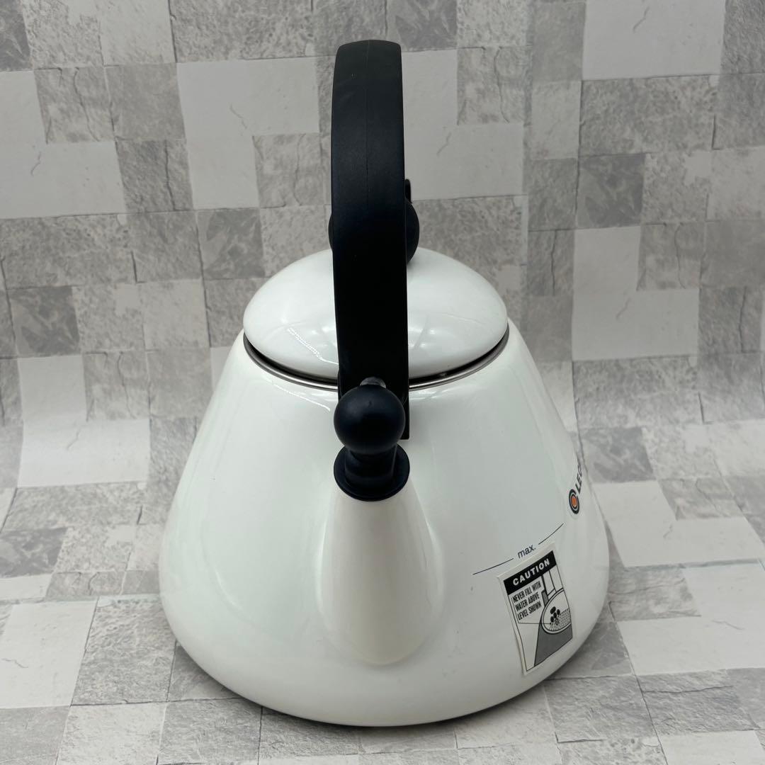 ル・クルーゼ　ケトル・コーン　ホワイト　未使用