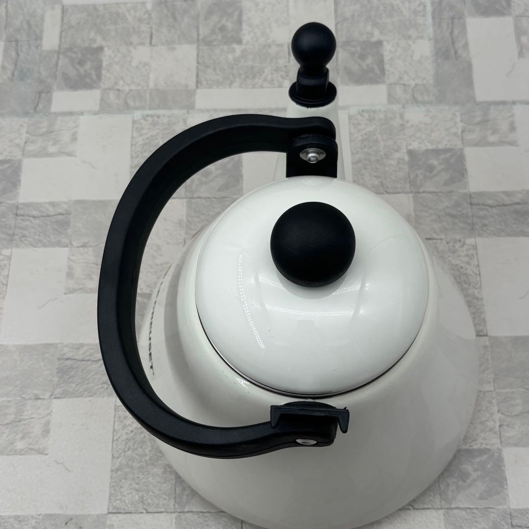 ル・クルーゼ　ケトル・コーン　ホワイト　未使用