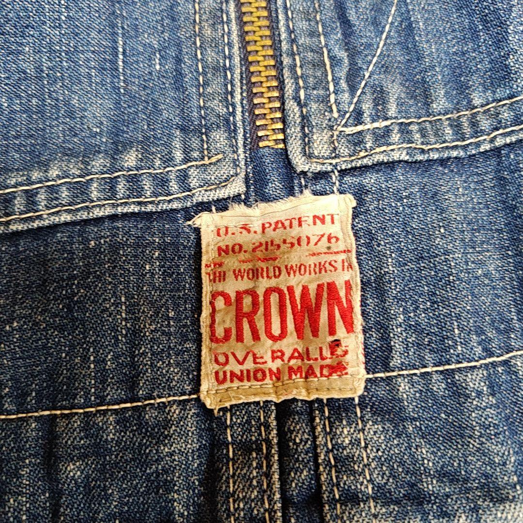 USA製 CROWN オーバーオール ヴィンテージ ワーク UNIONMADE