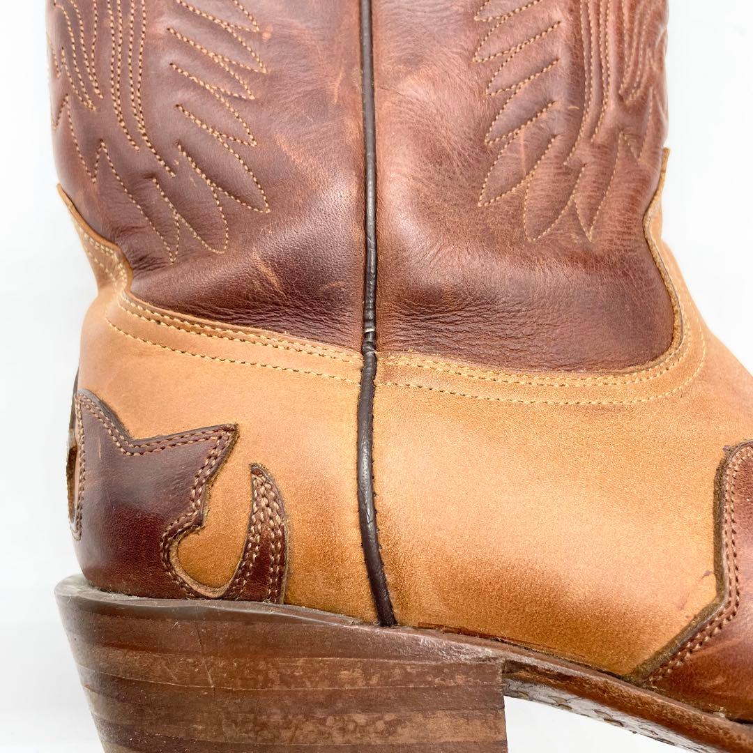 ADAM'S BOOTS アダムスブーツ ウエスタンブーツ 刺繍 レザー