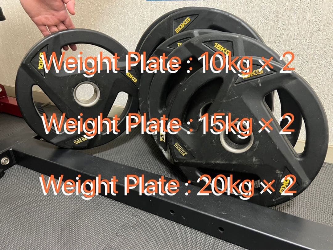 たかし 【Fit Elite】ダンベルプレート合計90kg