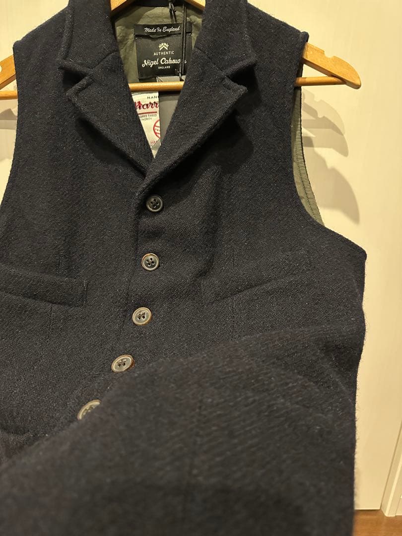 T*7様 Nigel Cabourn　マロリーベスト 48 ネイビー