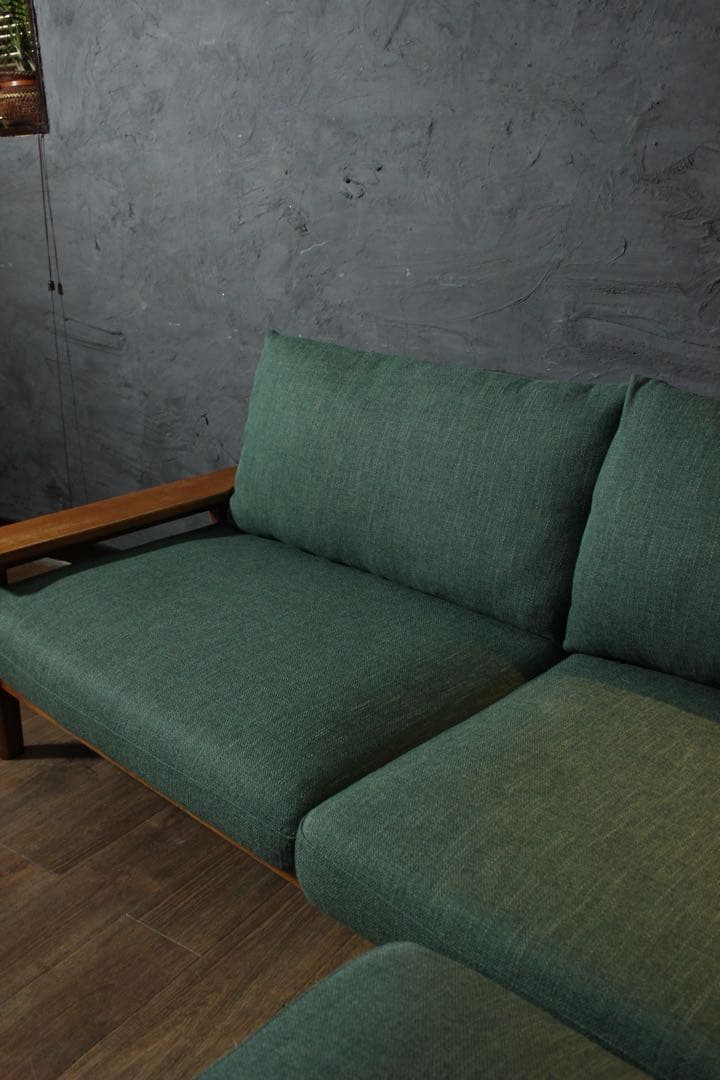 首都圏送無料〜ウニコ　キルプ　190cm ソファ　オットマン　セット　フェザー