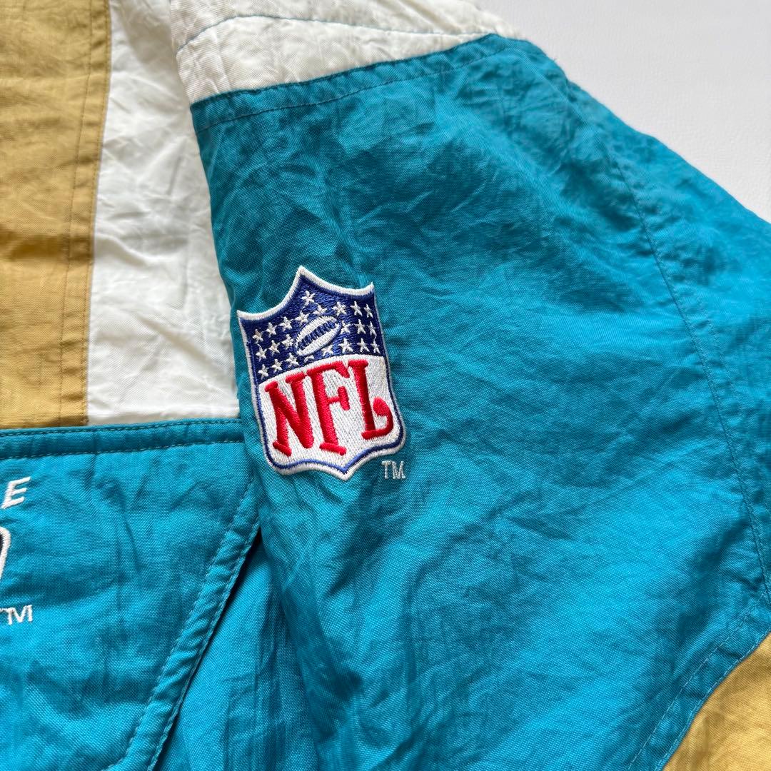 90's STARTER NFL JAGUARS 刺繍ロゴ アノラックパーカー
