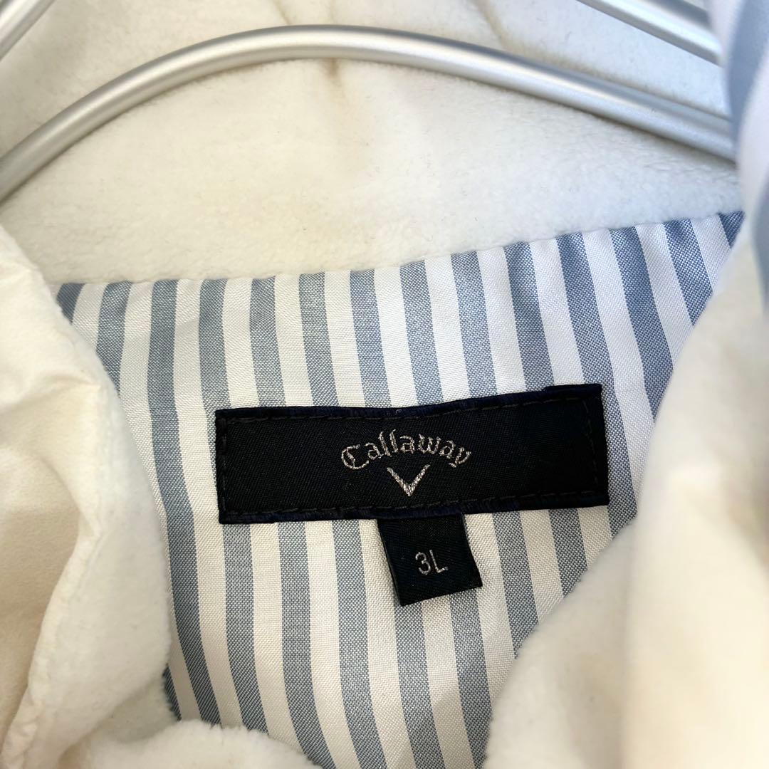 美品 キャロウェイ 4WAYマジックダウンブルゾン ベスト 大きいサイズ 3L