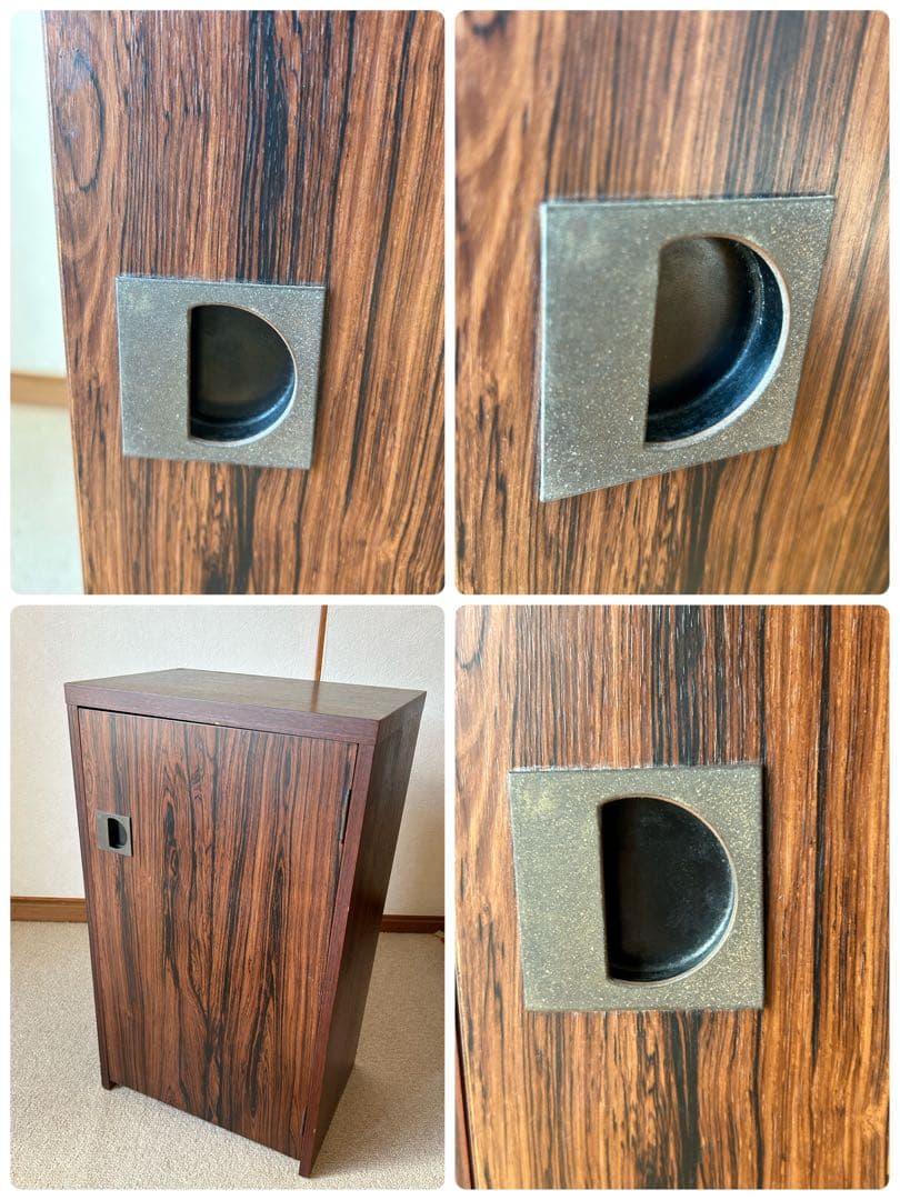 昭和レトロ 飾り棚　キャビネット ヴィンテージ　ミッドセンチュリー　収納　当時物