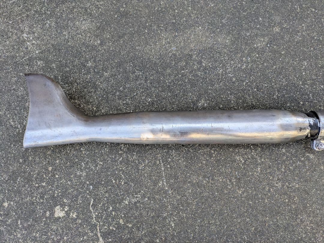 ショベルヘッド　アップスイープマフラー　フィッシュテールサイレンサー