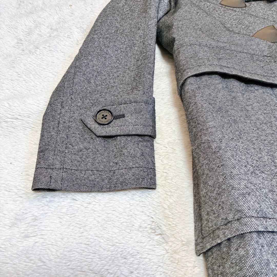 美品　バーバリー　ブラックレーベル　シャドーホース　ダッフルコート