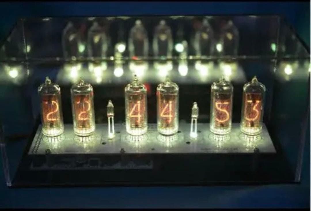 ジャンク品　ニキシー管時計