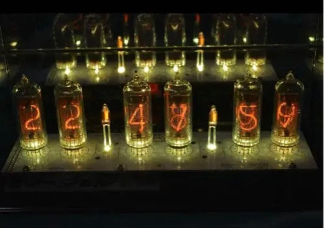 ジャンク品　ニキシー管時計