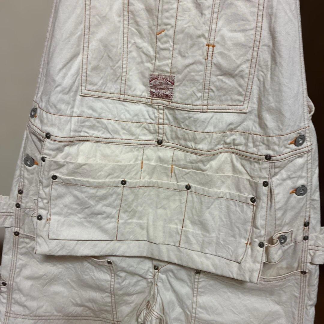 パンツ woodsman biboveralls 30 natural waist100