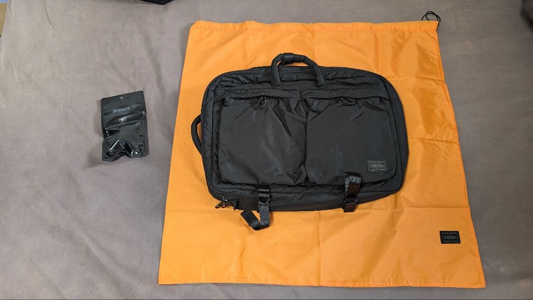PORTER/SENSES 2WAY PACK ブラック ビジネスバッグ