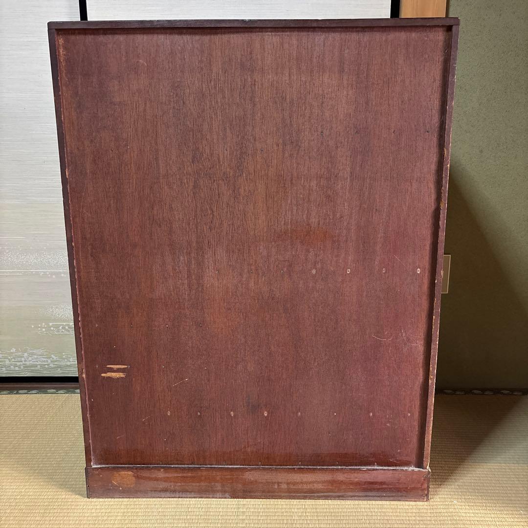 茶箪笥　木製レトロ茶道具棚