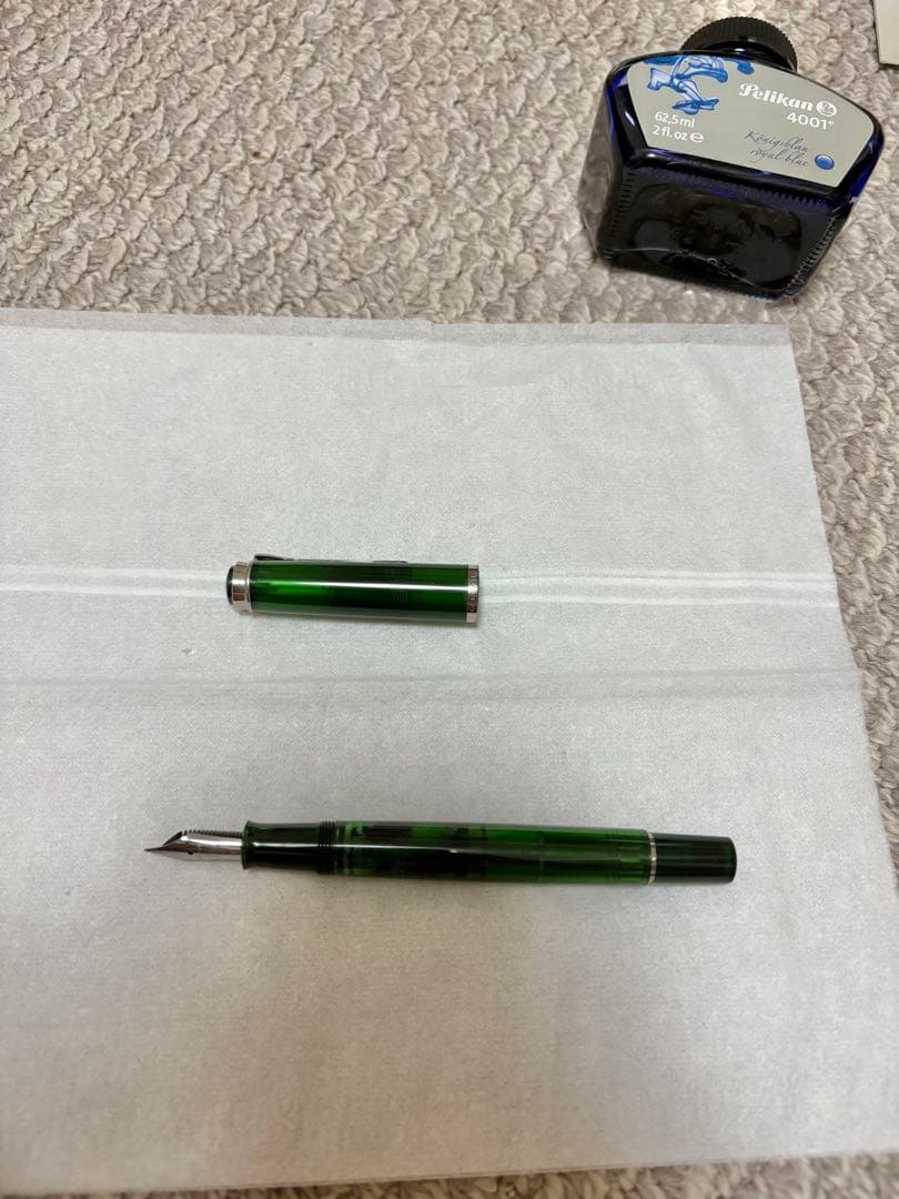 万年筆　Pelikan（ペリカン）M205 オリヴィーン　インク（無料）