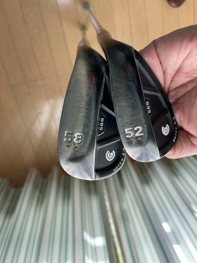 Cleveland 588 RTX CB 2.0ブラックサテ 52/58セット