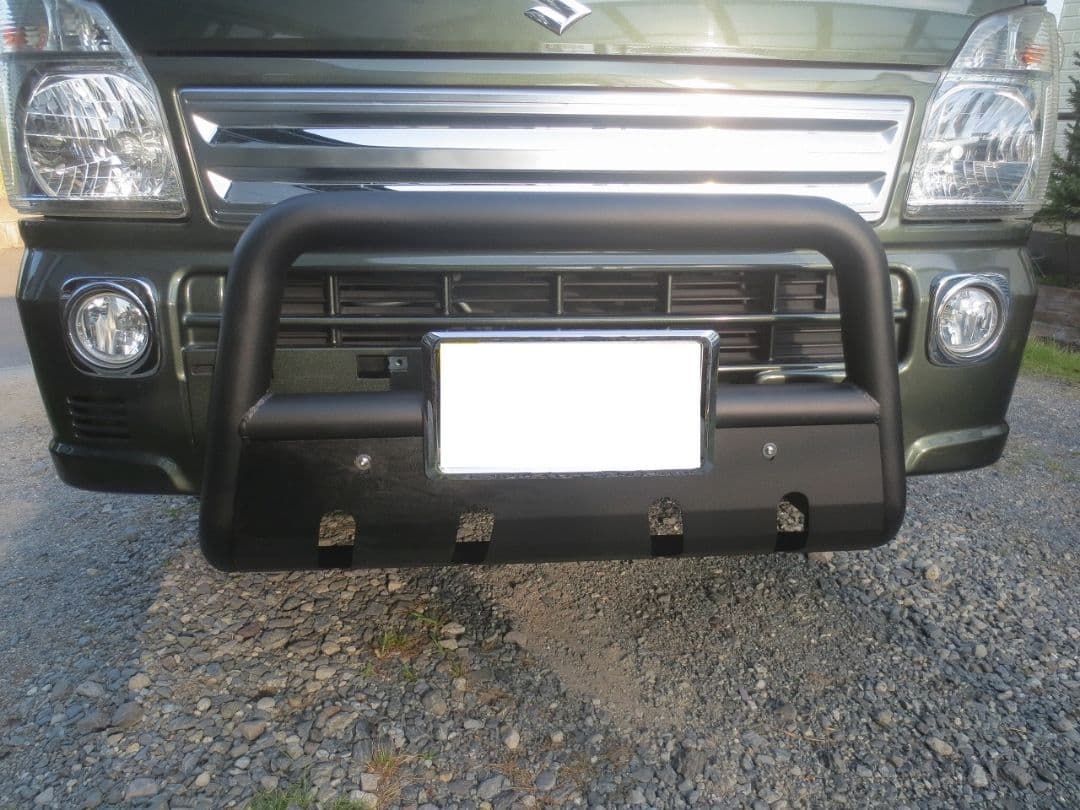 キャリィDAT16 パイプバンパーガード　マットブラック