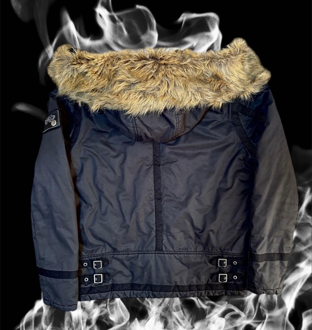 00s archive diesel ファー付き　ダウンジャケット　y2k 短丈
