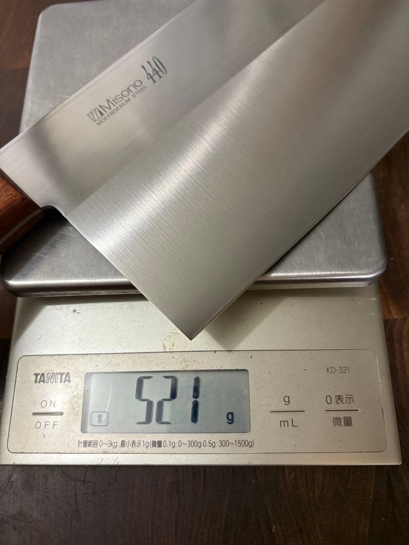 Misono ミソノ 440 中華包丁　220mm No.86 モリブデン鋼