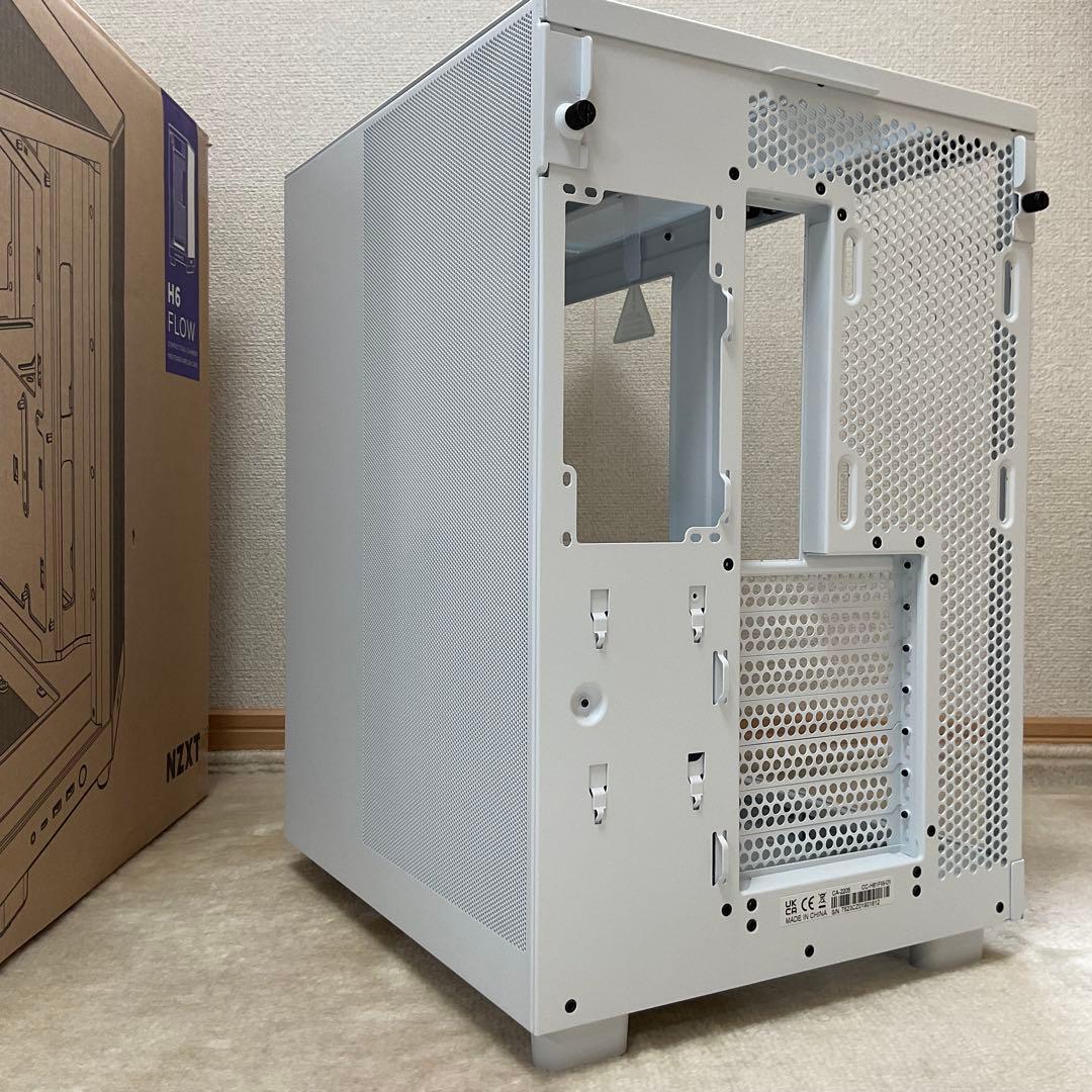 【美品】NZXT H6 Flow CC-H61FW-01 （ホワイト）
